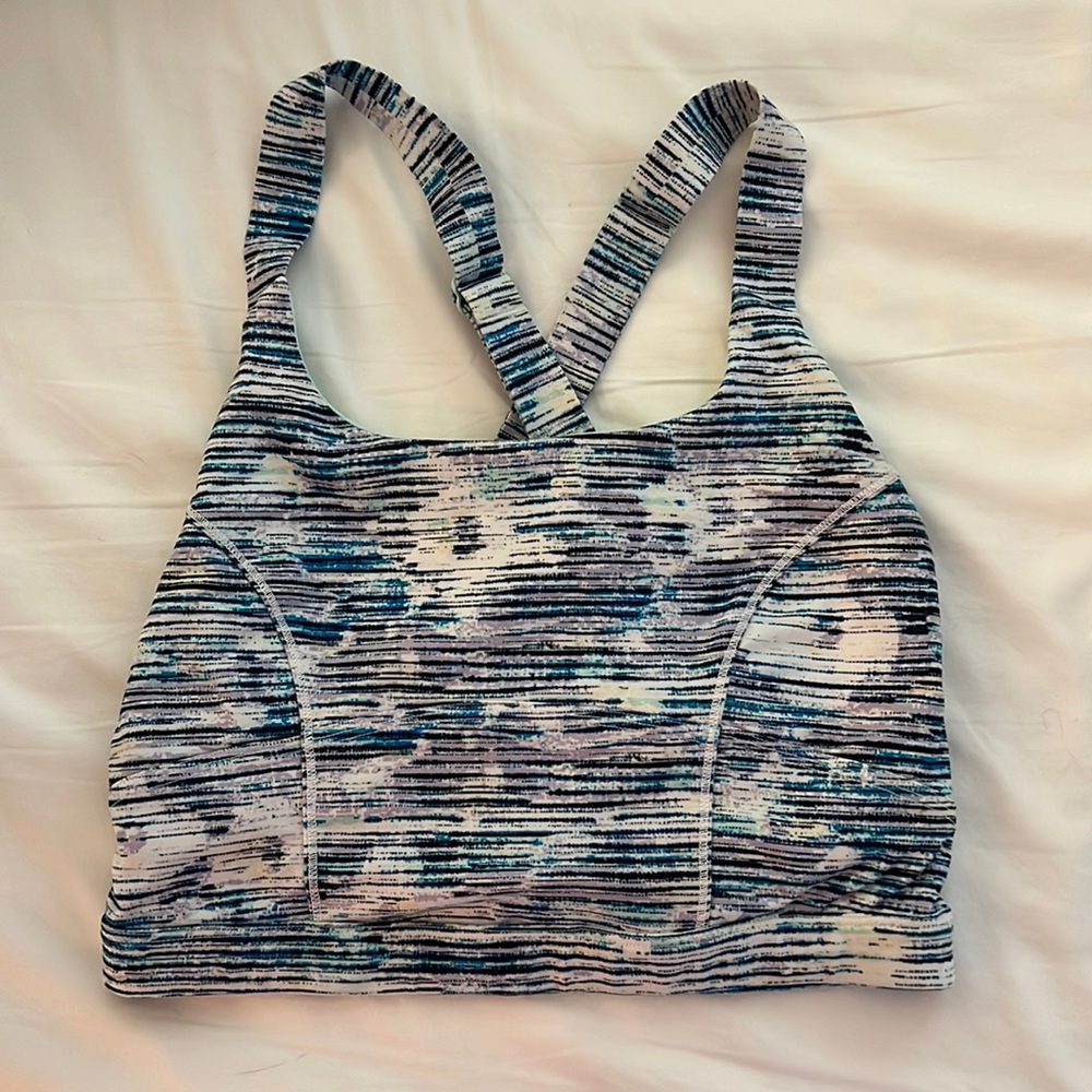 lululemon Long Line size 6 Sports Bra